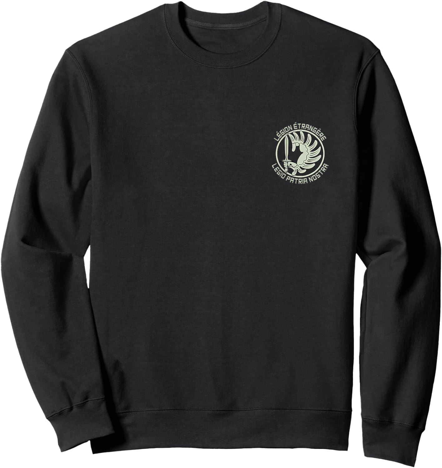 French Legion Etrangere Foreign French Paratrooper Veteran Sweatshirt - Sweatshirt | Black
