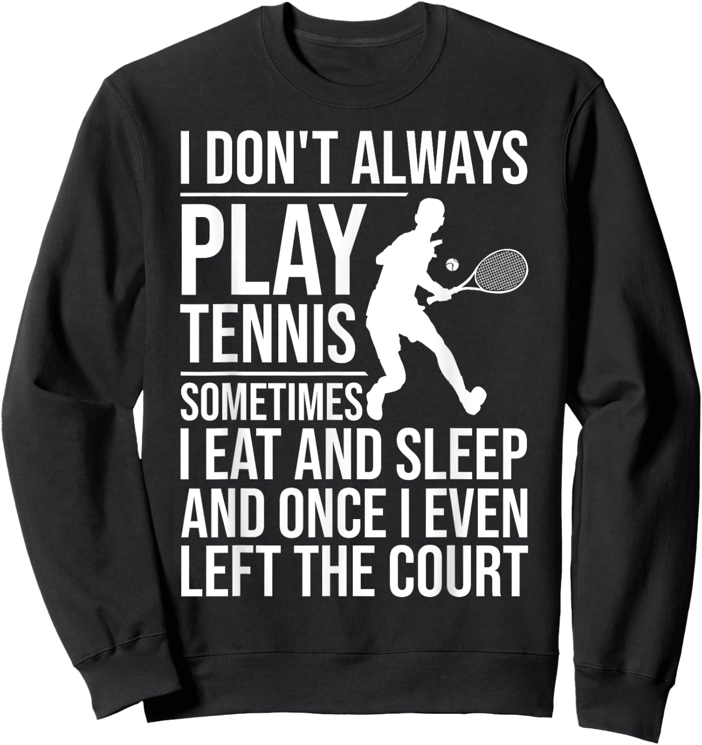 Funny Tennis Women Tennis Players Coach Racket Sport Sweatshirt - Sweatshirt | Black