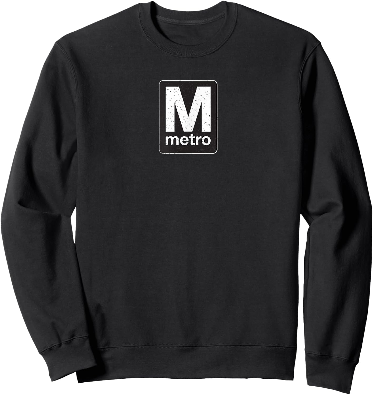 Washington DC Metro Shirt Vintage DC Subway Sweatshirt - Sweatshirt | Black