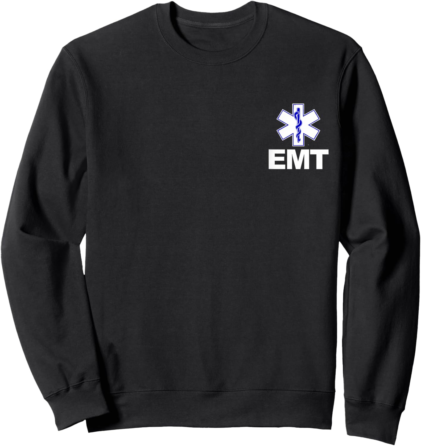 EMT Emergency Medical Technician Uniform Firts Aid Men Women Sweatshirt - Sweatshirt | Black