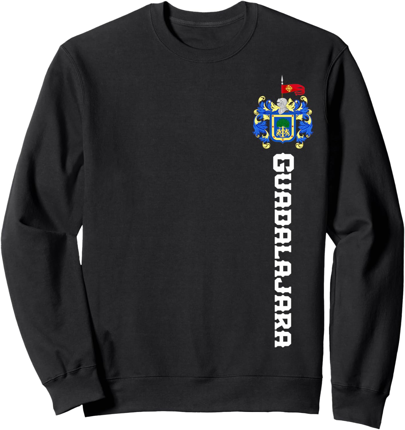 Guadalajara De Jalisco De Mexico Escudo Eagle Aguila Emblem Sweatshirt - Sweatshirt | Black