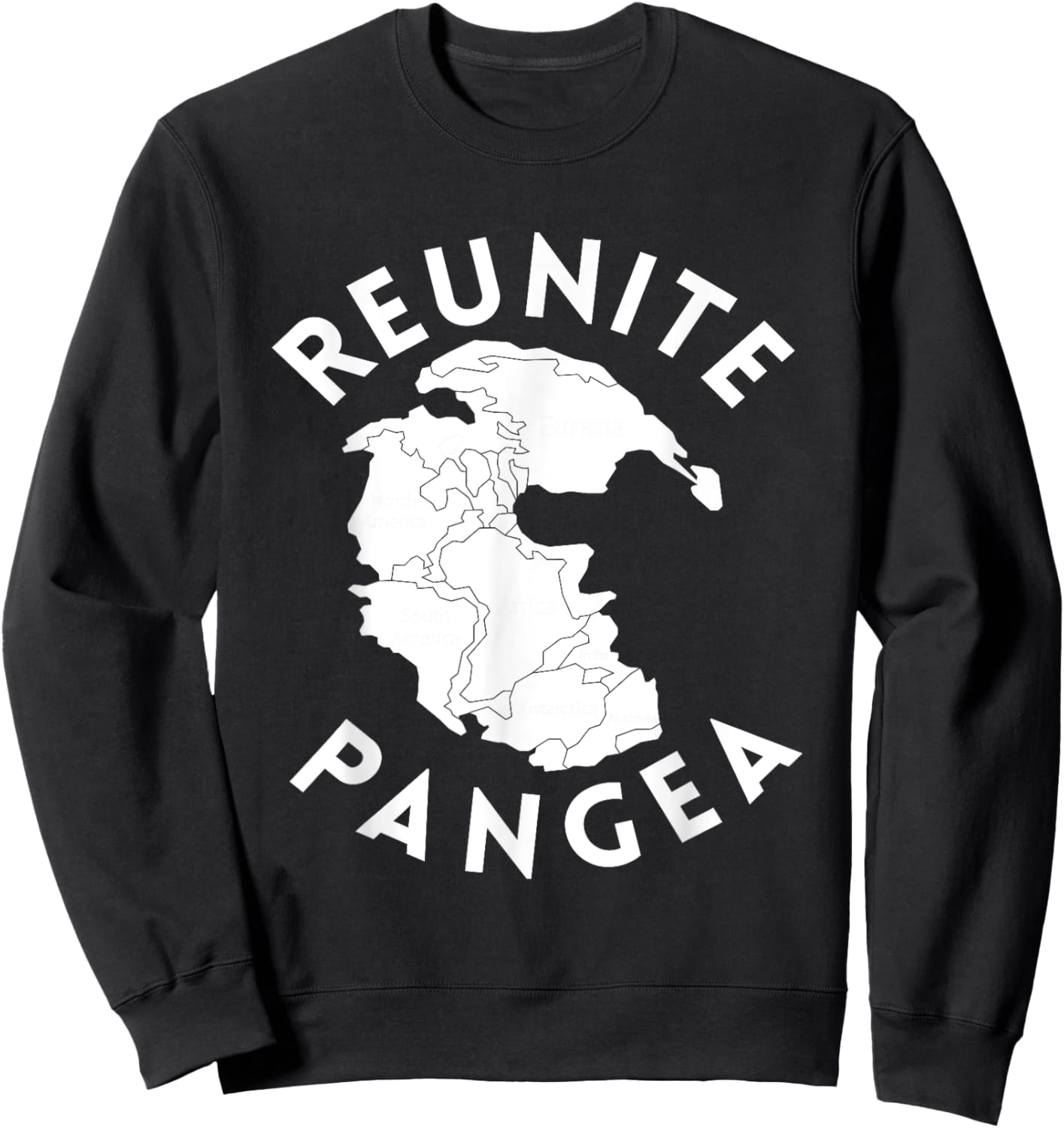 Reunite Pangea Geology Sweatshirt - Sweatshirt | Black