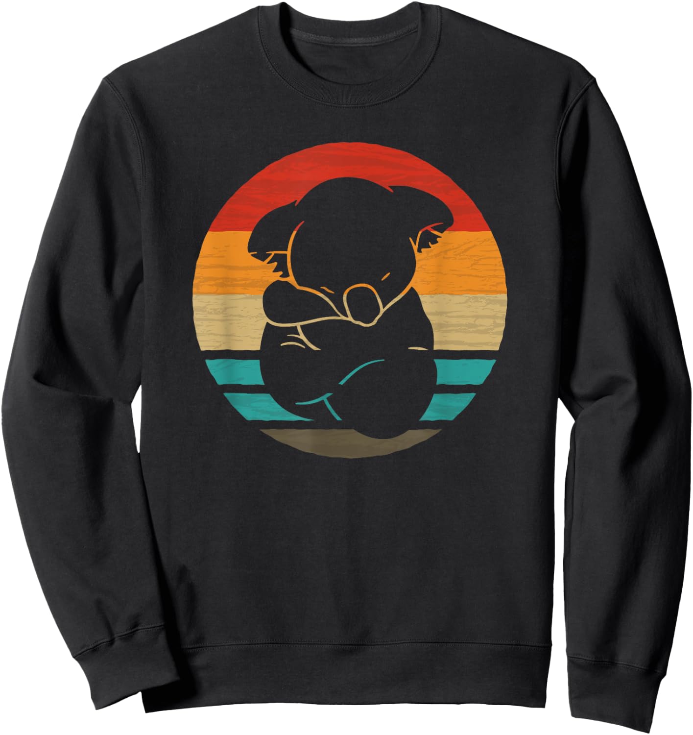 Koala Retro Style Vintage Sweatshirt - Sweatshirt | Black