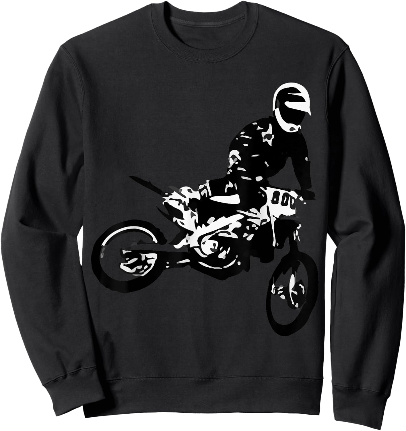Dirt Bike | Motocross Enduro Shirt Sweatshirt - Sweatshirt | Black