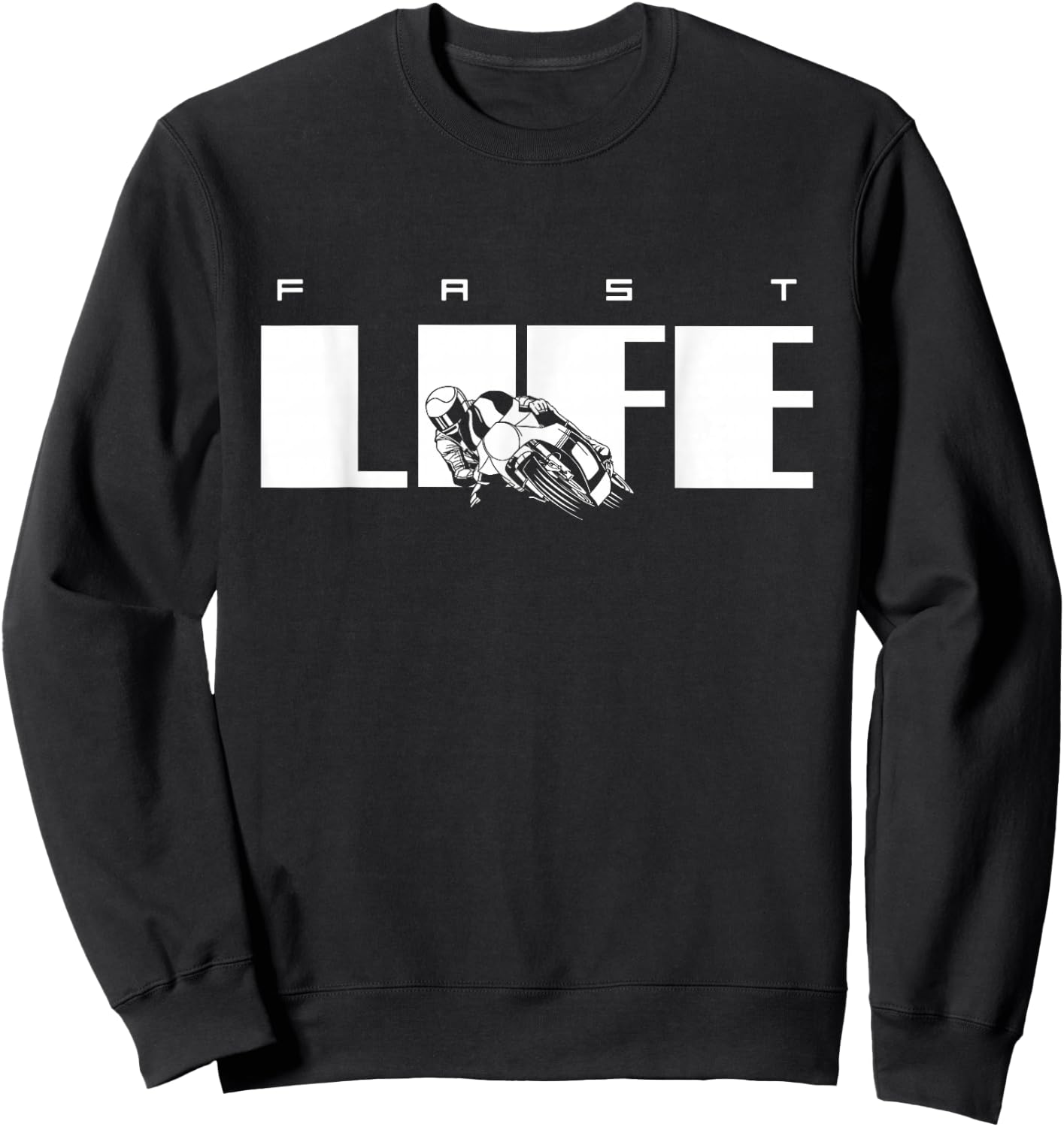 Motorcycle Sweatshirt - Sweatshirt | Black