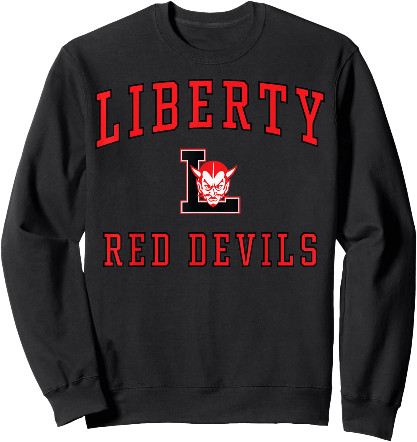 Liberty High School Red Devils C1 Sweatshirt - Sweatshirt | Black