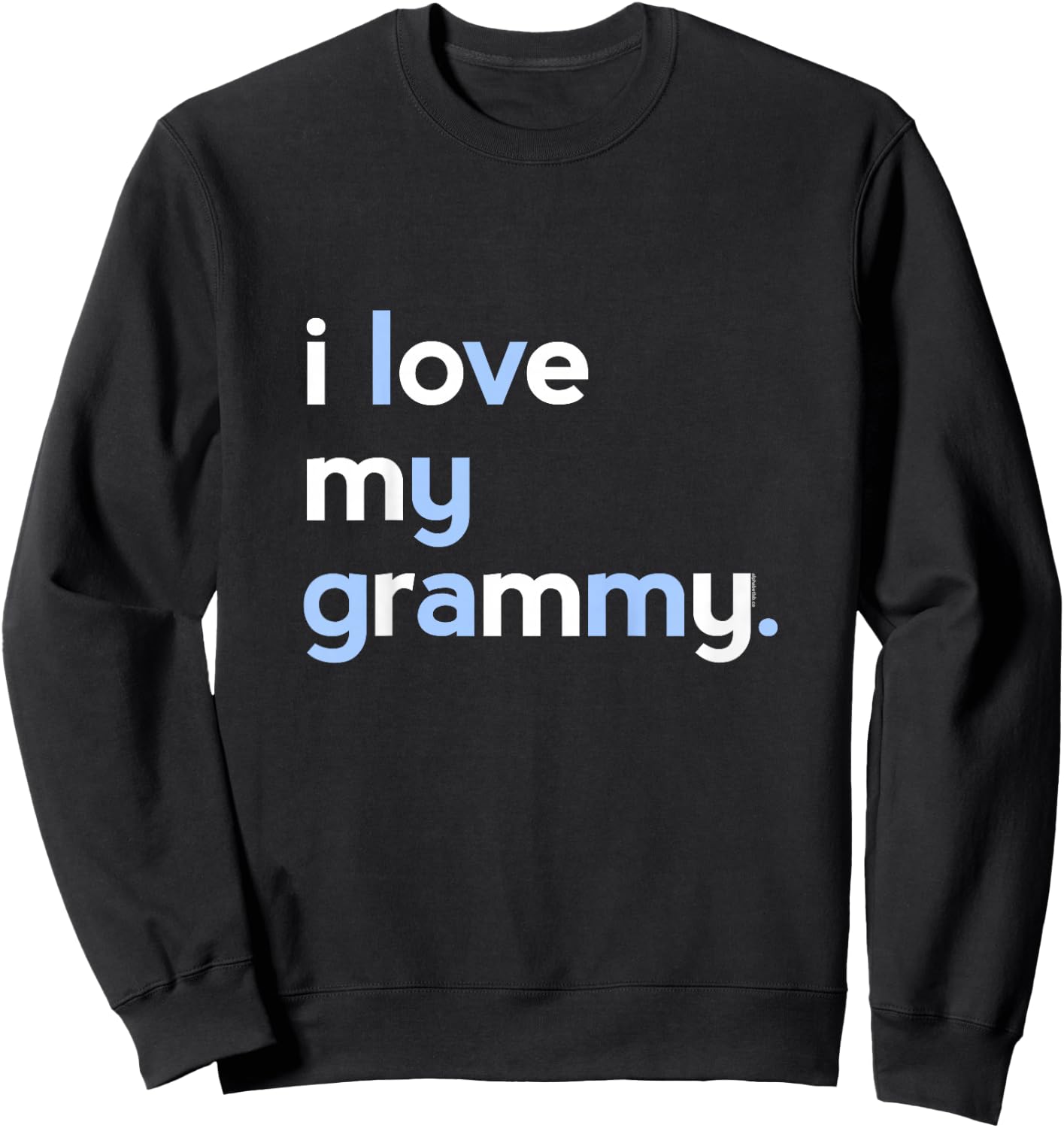 I Love My Grammy Shirt for Boys | Grandma Mothers Day Sweatshirt - Sweatshirt | Black