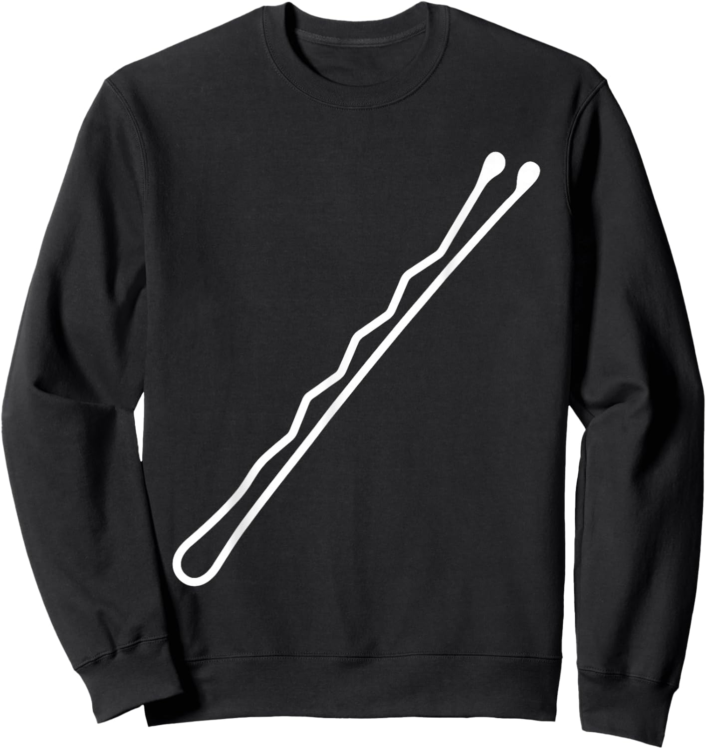 Bobby Pin Hairpin Hairdresser Hairstylist Beauty Salon Team Sweatshirt - Sweatshirt | Black