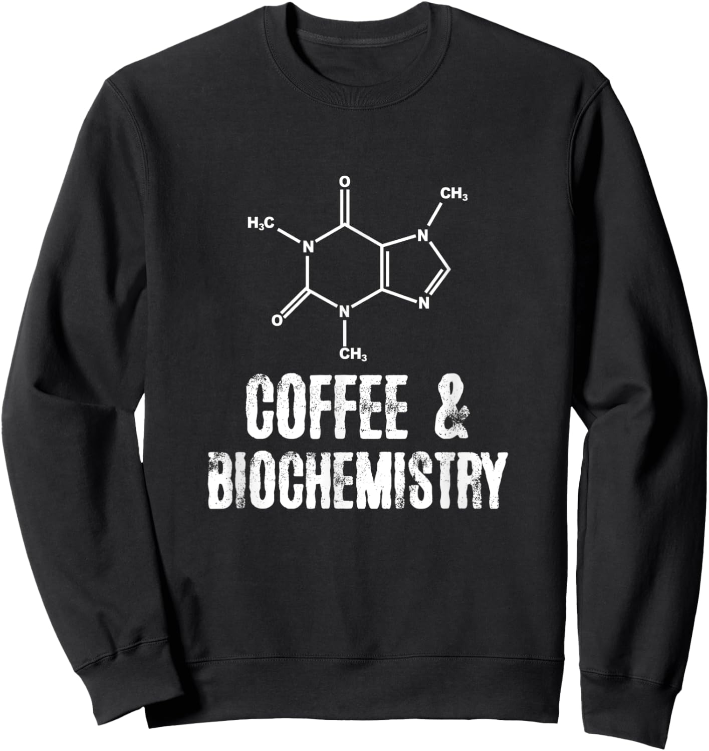 Coffee and Biochemistry Sweatshirt - Sweatshirt | Black