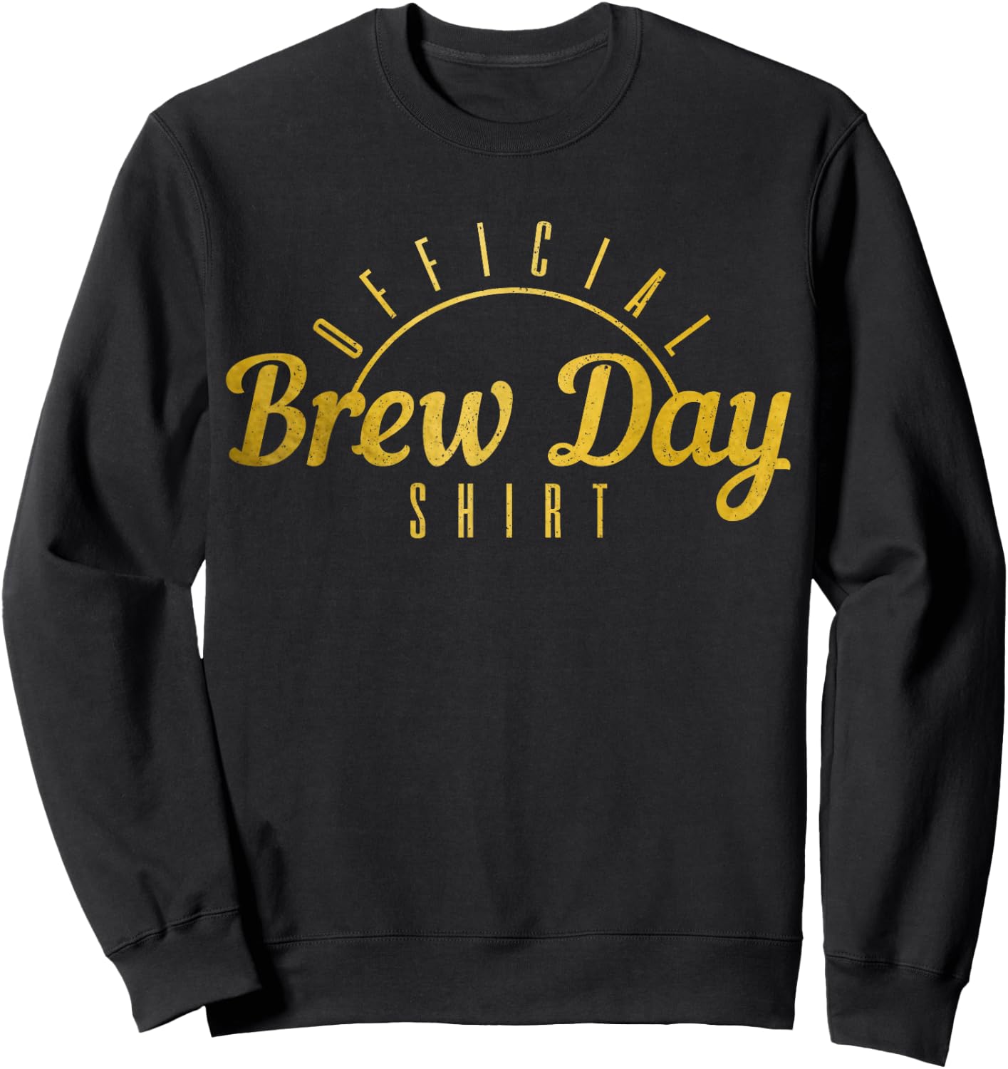Brewmaster Craft Beer Funny Official Brewing Day Sweatshirt - Sweatshirt | Black