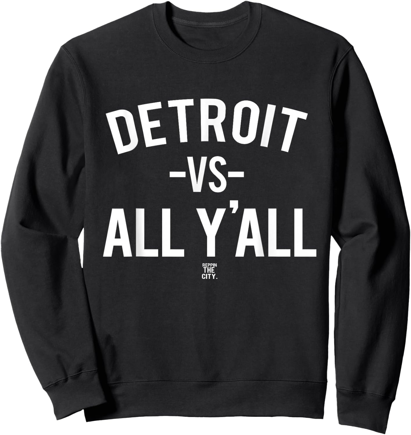Detroit Versus All Yall Sweatshirt - Sweatshirt | Black