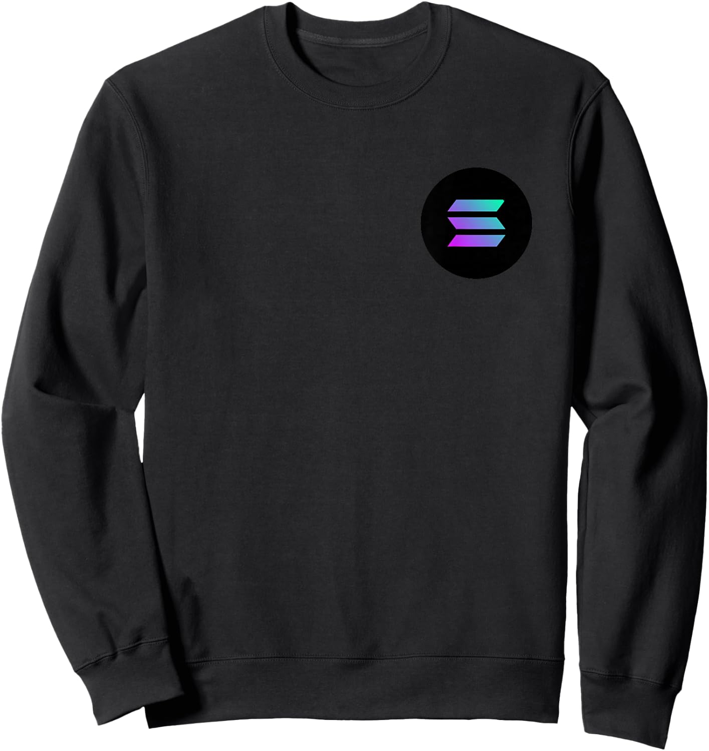 Solana Splendor: Embracing the Future of Blockchain Sweatshirt - Sweatshirt | Black