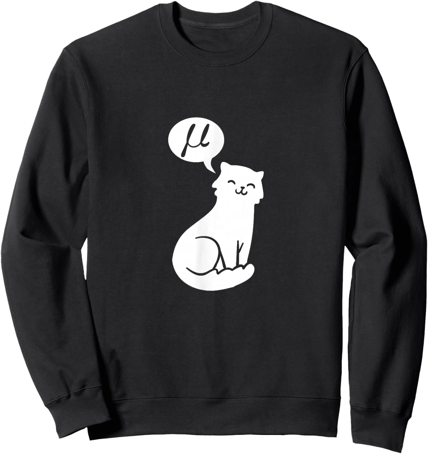 Mu Cat Sweatshirt - Sweatshirt | Black