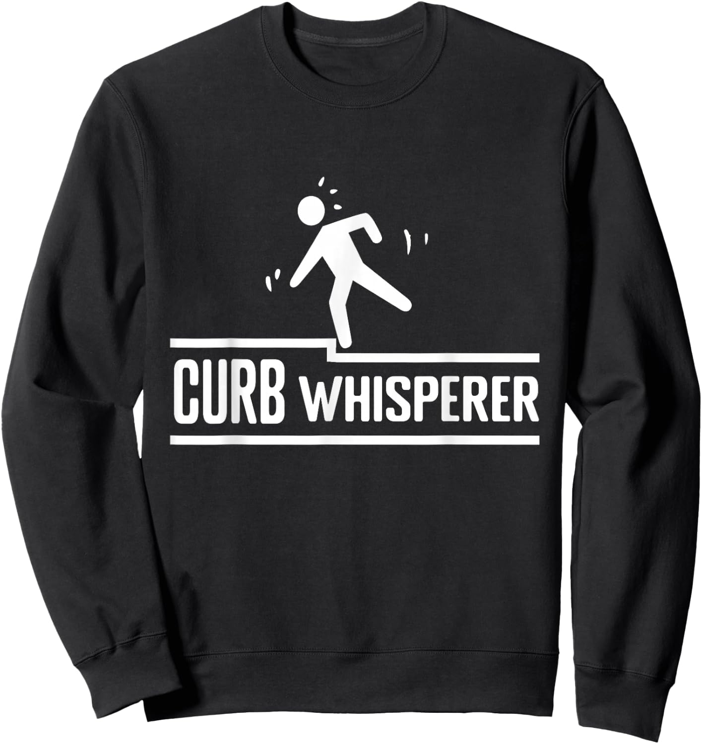 Accident Prone People Funny Clumsy Sweatshirt - Sweatshirt | Black