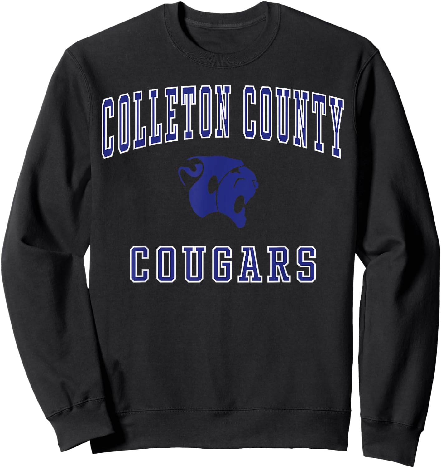 Colleton County High School Cougars C1 Sweatshirt - Sweatshirt | Black
