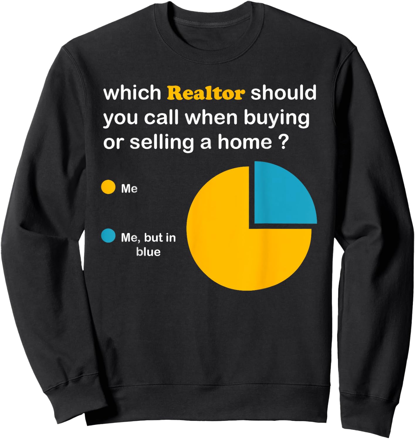 Realtor Real Estate Agent Women Men Home Broker Hustler Sweatshirt - Sweatshirt | Black