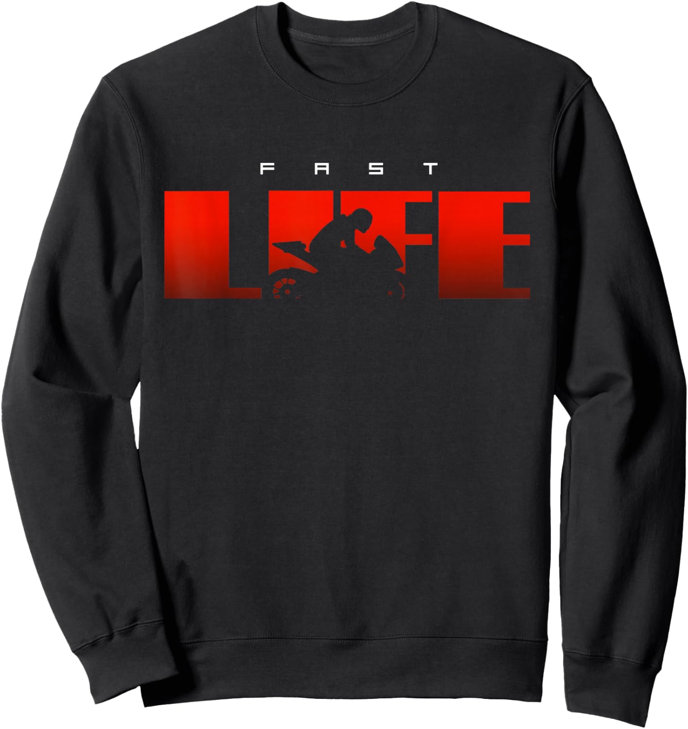 Motorcycle Apparel for Bikers -Kids Classic Fit Black Motorcycle Sweatshirt - Sweatshirt | Black