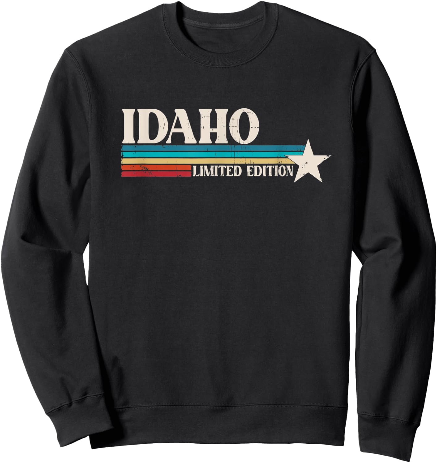 Idaho Retro Sweatshirt - Sweatshirt | Black