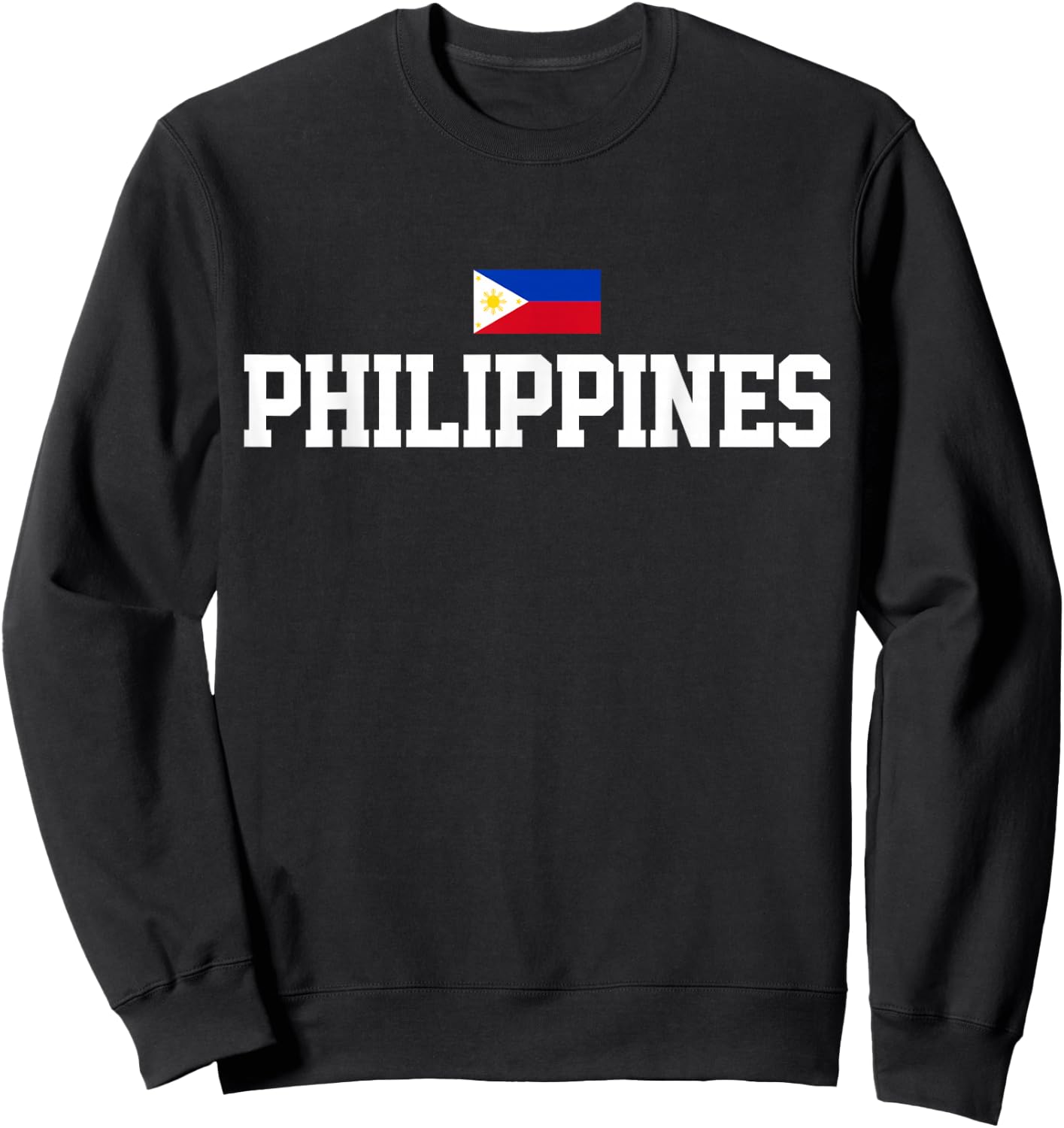 Philippines Jersey Sports Flag Gift Sweatshirt - Sweatshirt | Black