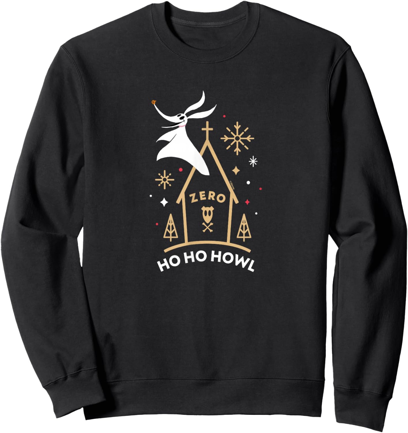 The Nightmare Before Christmas - Zero Ho Ho Howl Sweatshirt - Sweatshirt | Black