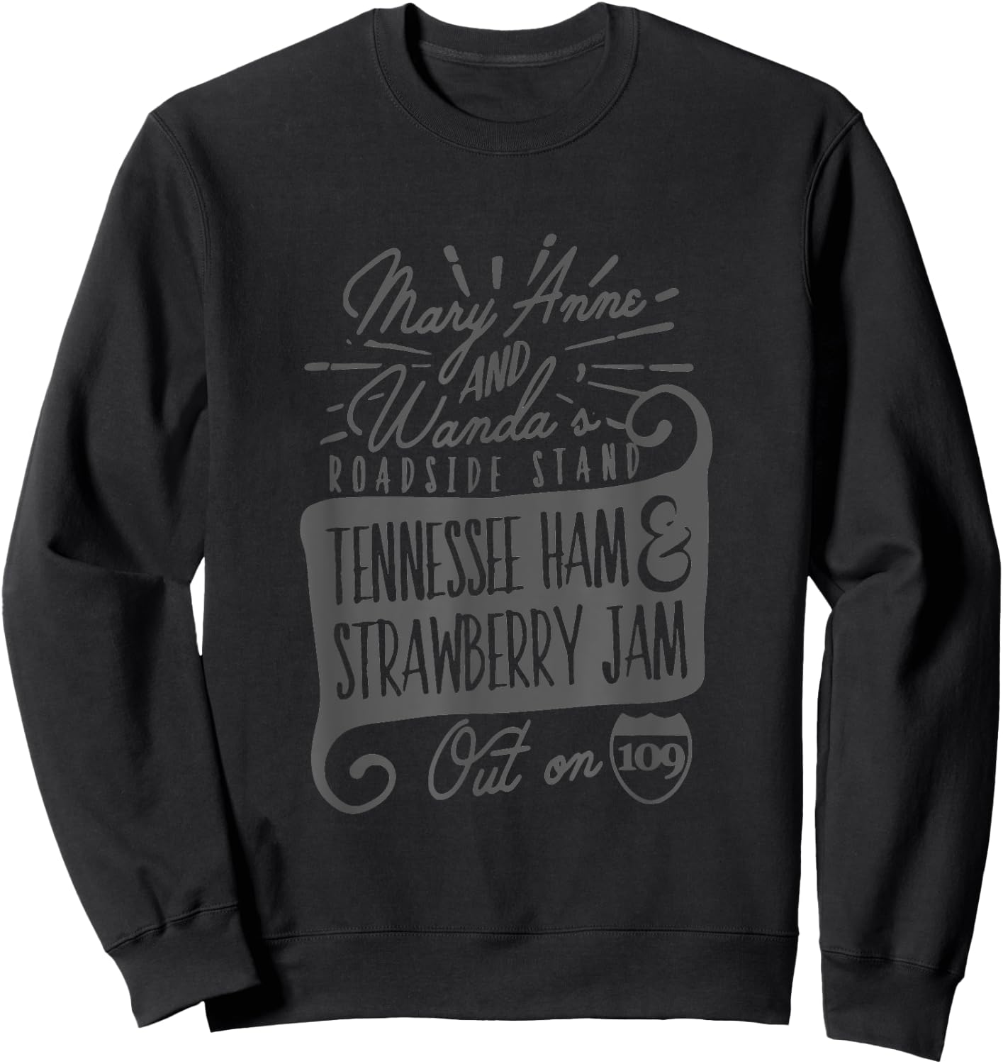 90's Country Mary Anne and Wanda Road Side Stand Earl Sweatshirt - Sweatshirt | Black