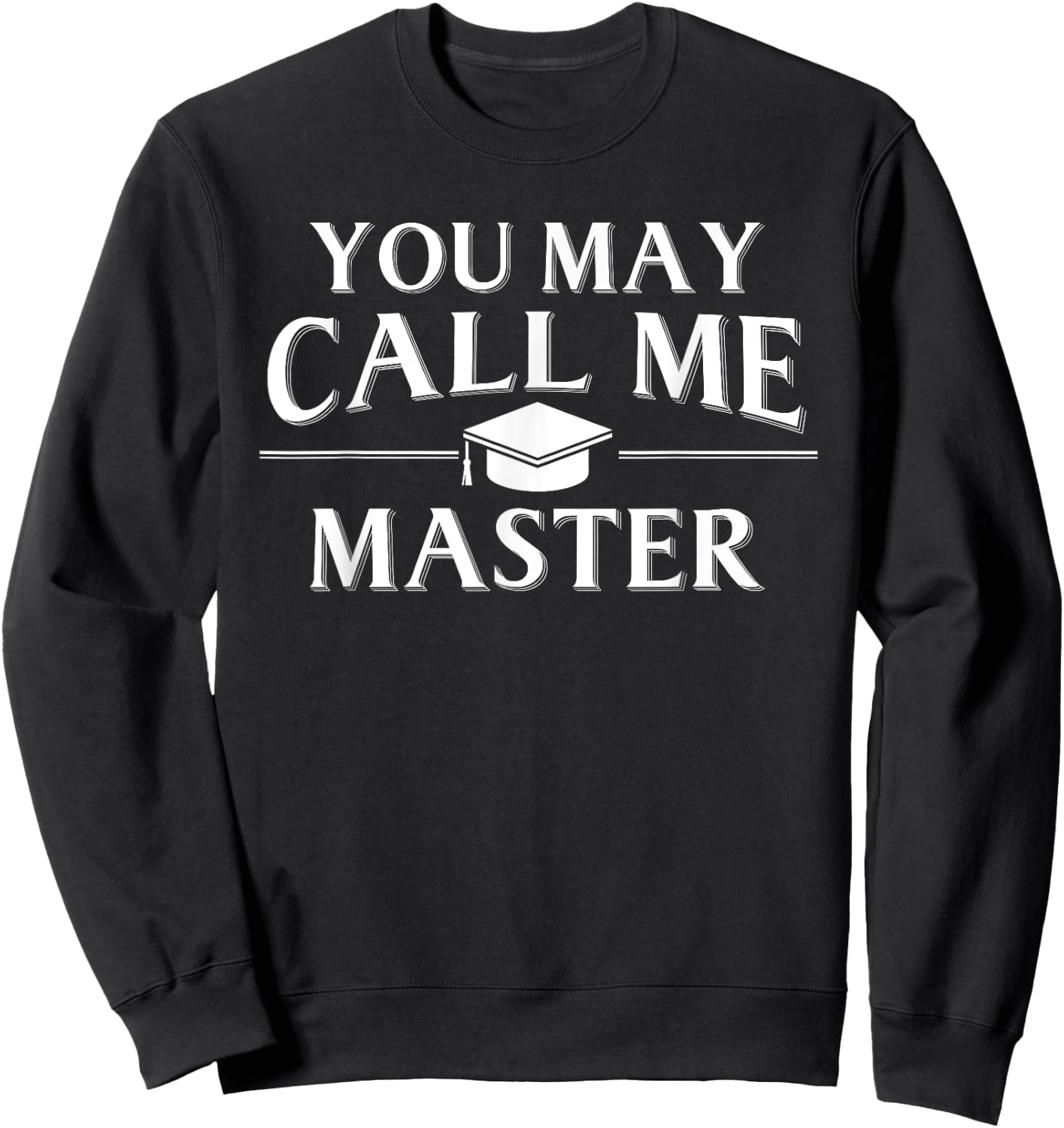 Funny Masters Degree Designs Women MBA Education Sweatshirt - Sweatshirt | Black