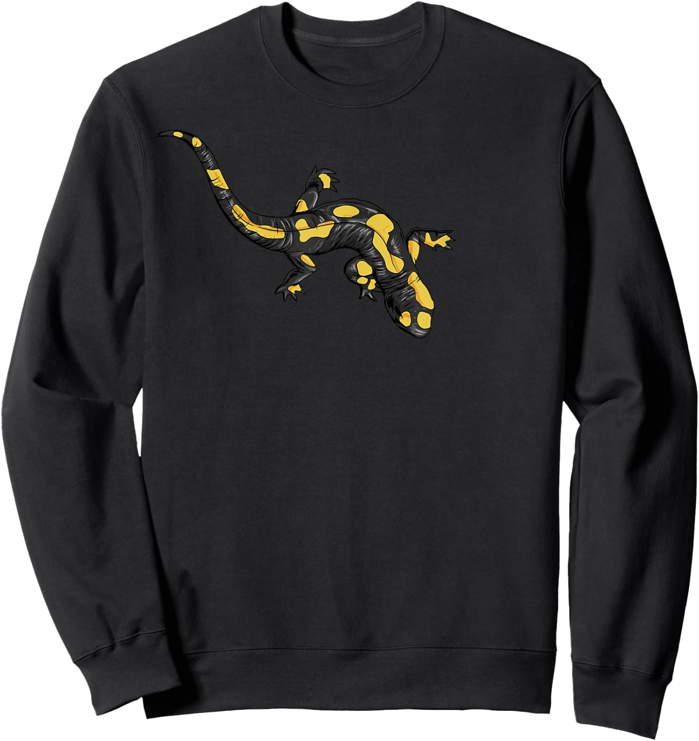 Drawing of fire salamander Sweatshirt - Sweatshirt | Black