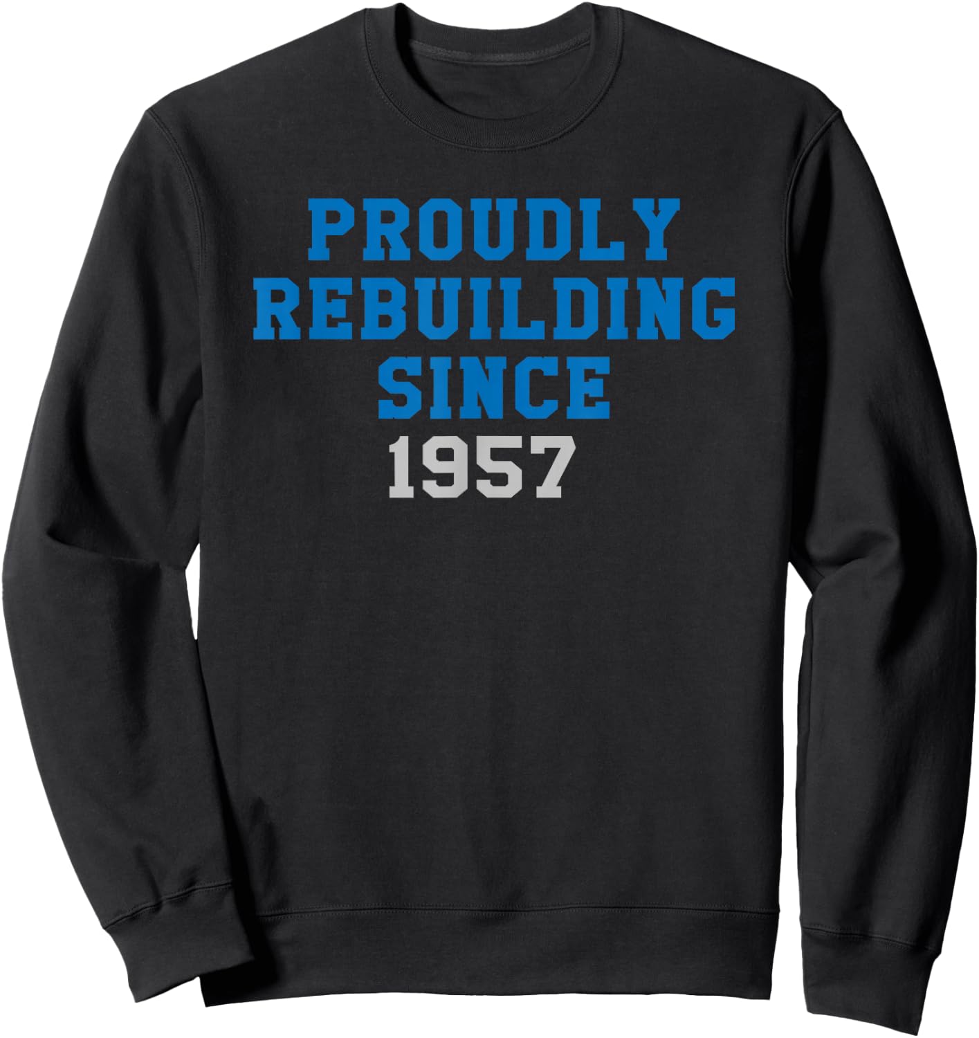 State of Michigan Rebuilding Since 1957 Detroit MI DET 313 Sweatshirt - Sweatshirt | Black
