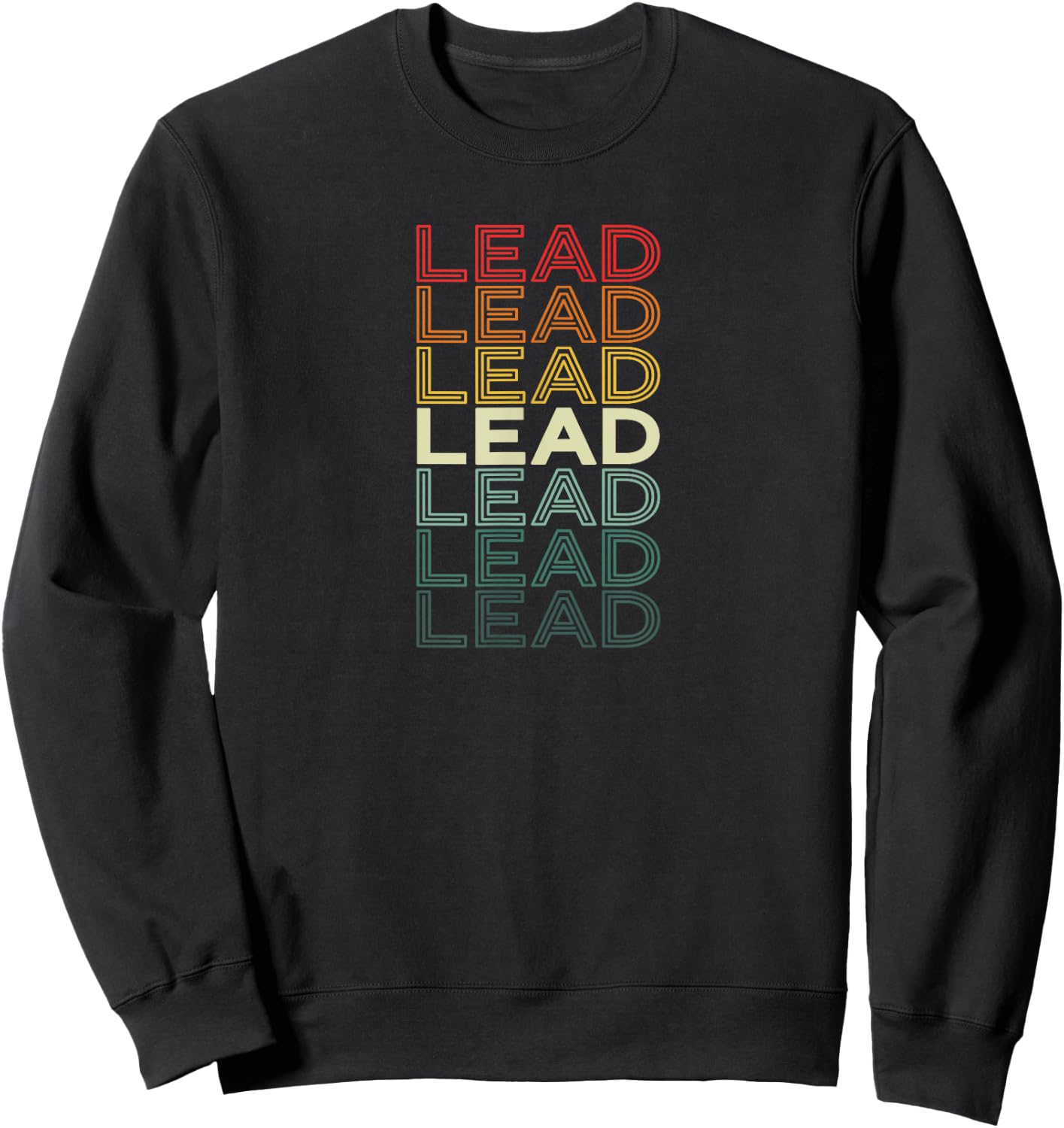 Lead repeating word Barbershop Quartet Singer Sweatshirt - Sweatshirt | Black