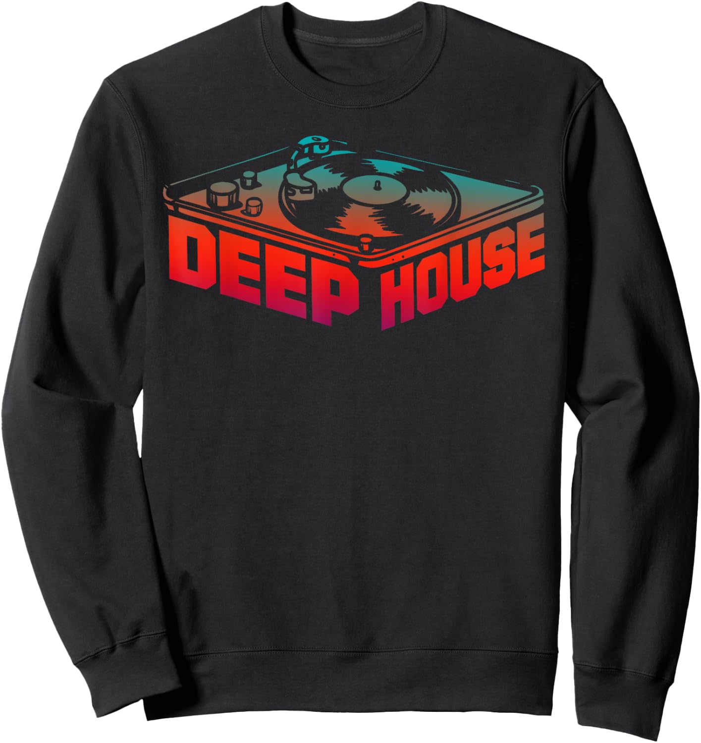 Deep House Music Sweatshirt - Sweatshirt | Black