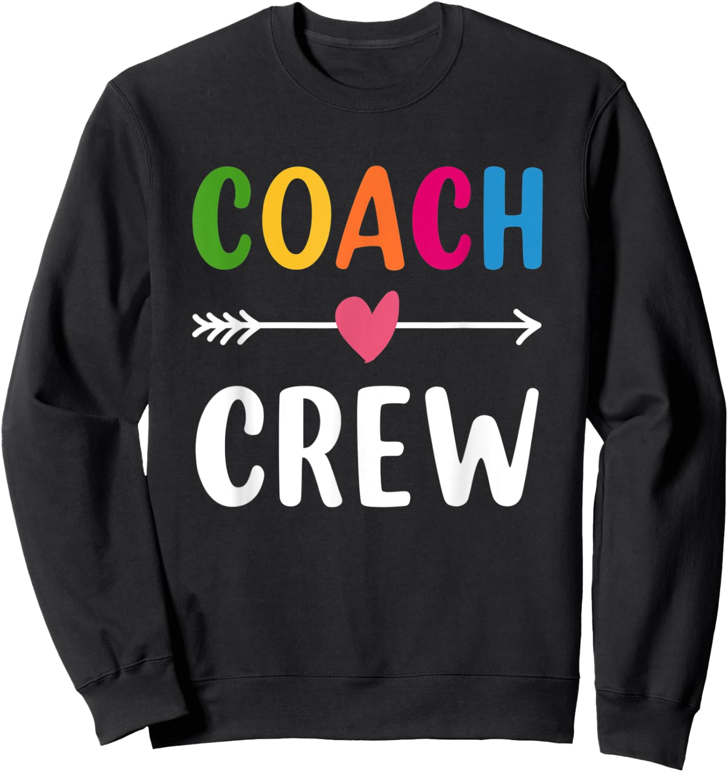 Coach Crew Instructional Coach Teacher Gift Men Women Sweatshirt - Sweatshirt | Black