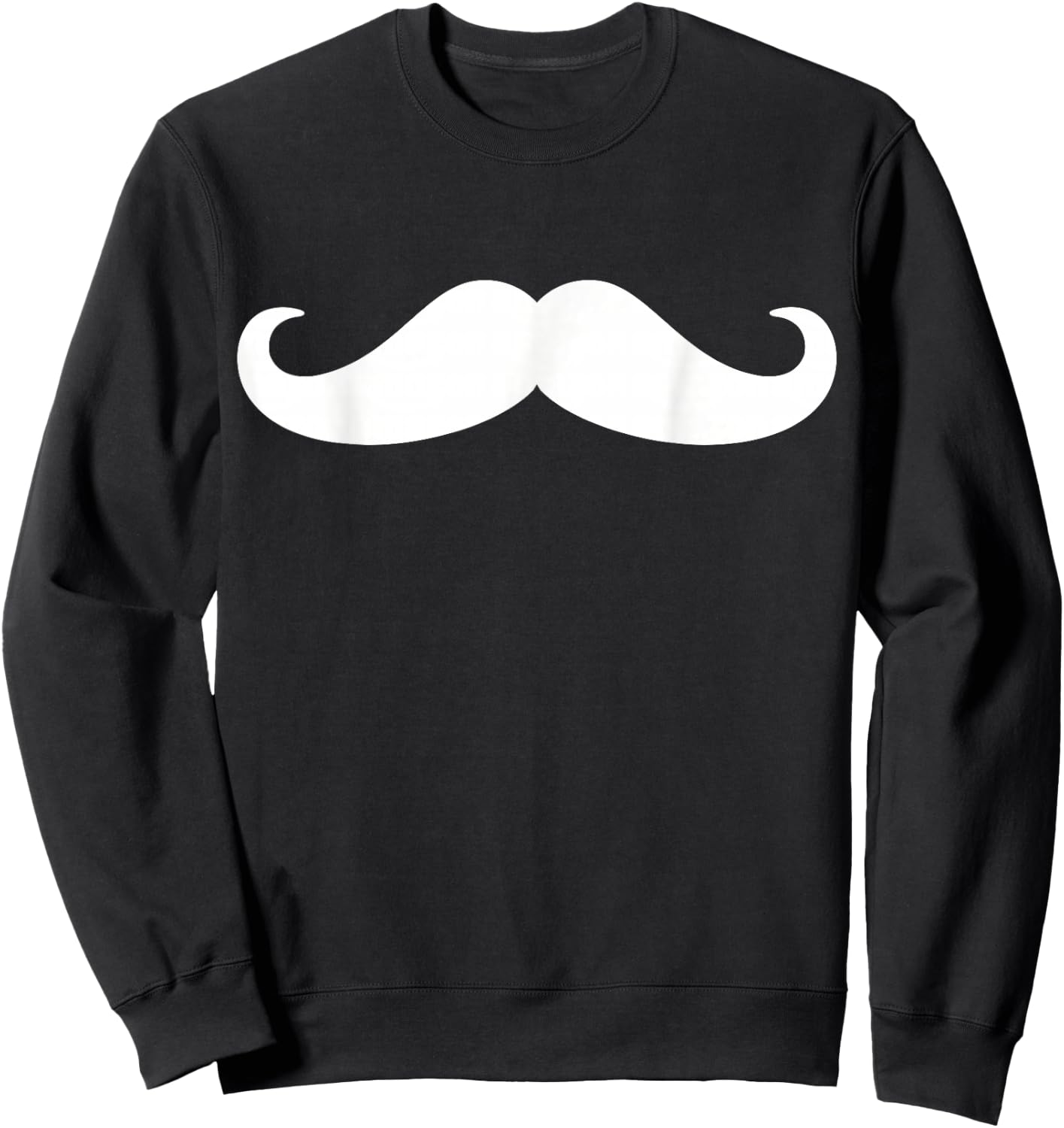 Mustache Sweatshirt - Sweatshirt | Black
