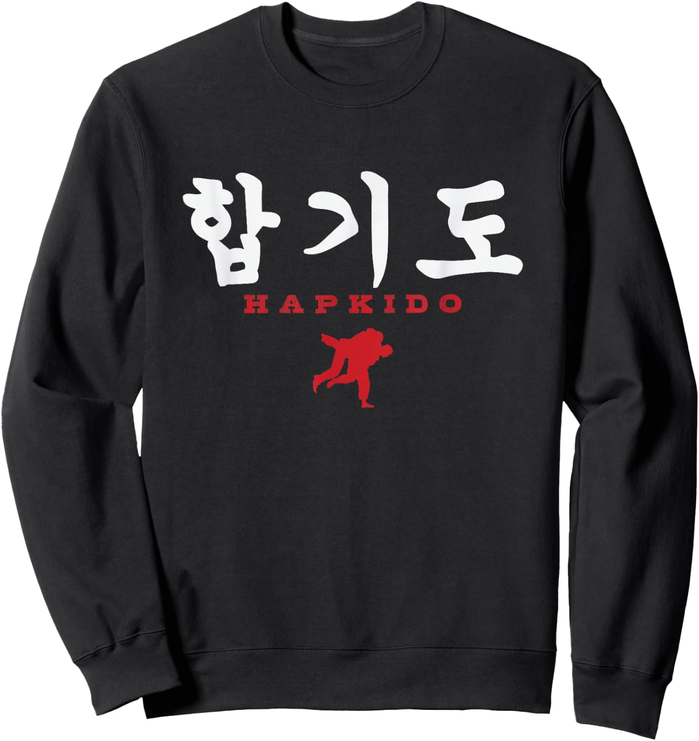 Hapkido Korean Character Asia Sweatshirt - Sweatshirt | Black