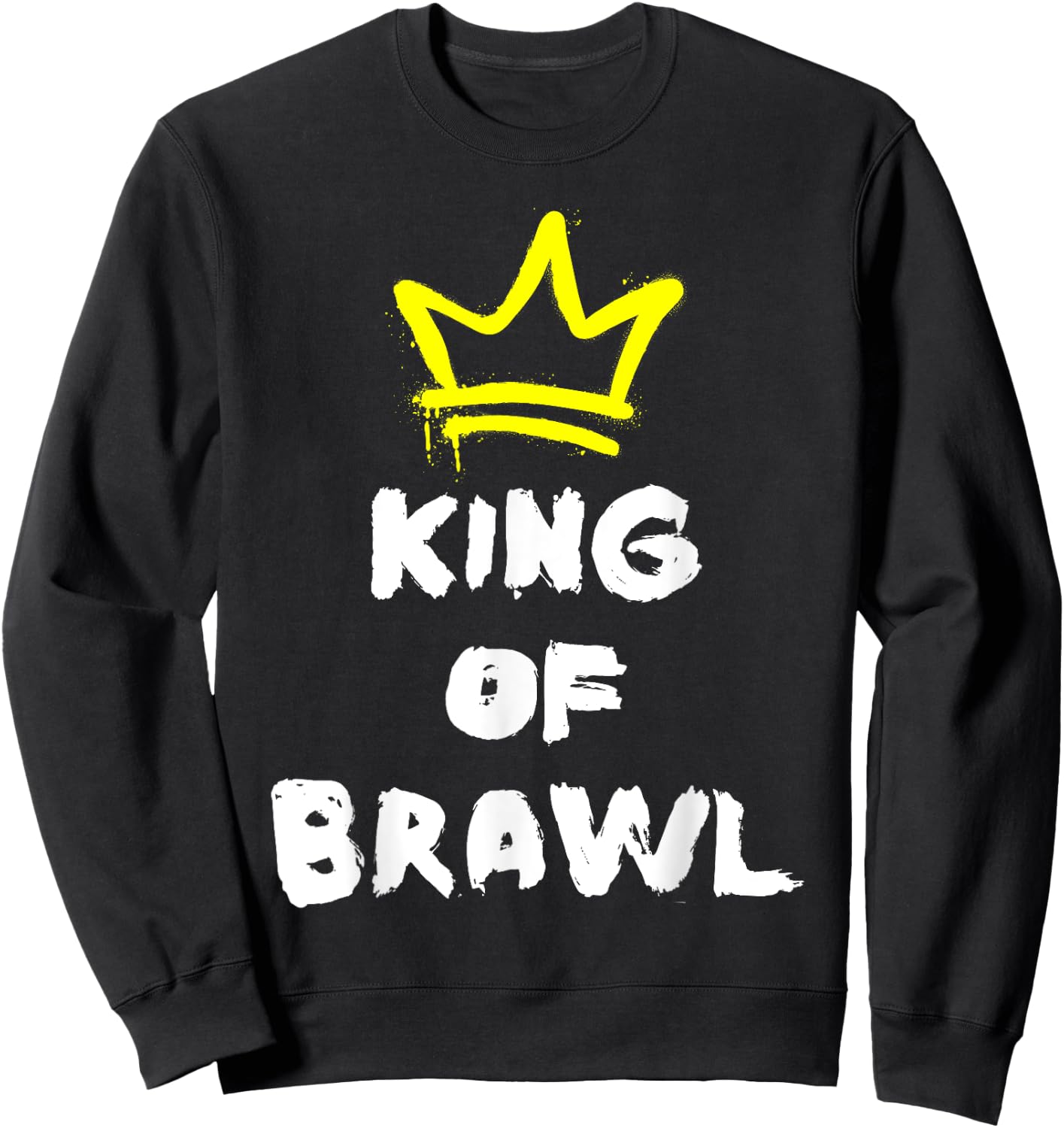 Brawl King Gamer Gaming Brawler Brawl Sweatshirt - Sweatshirt | Black