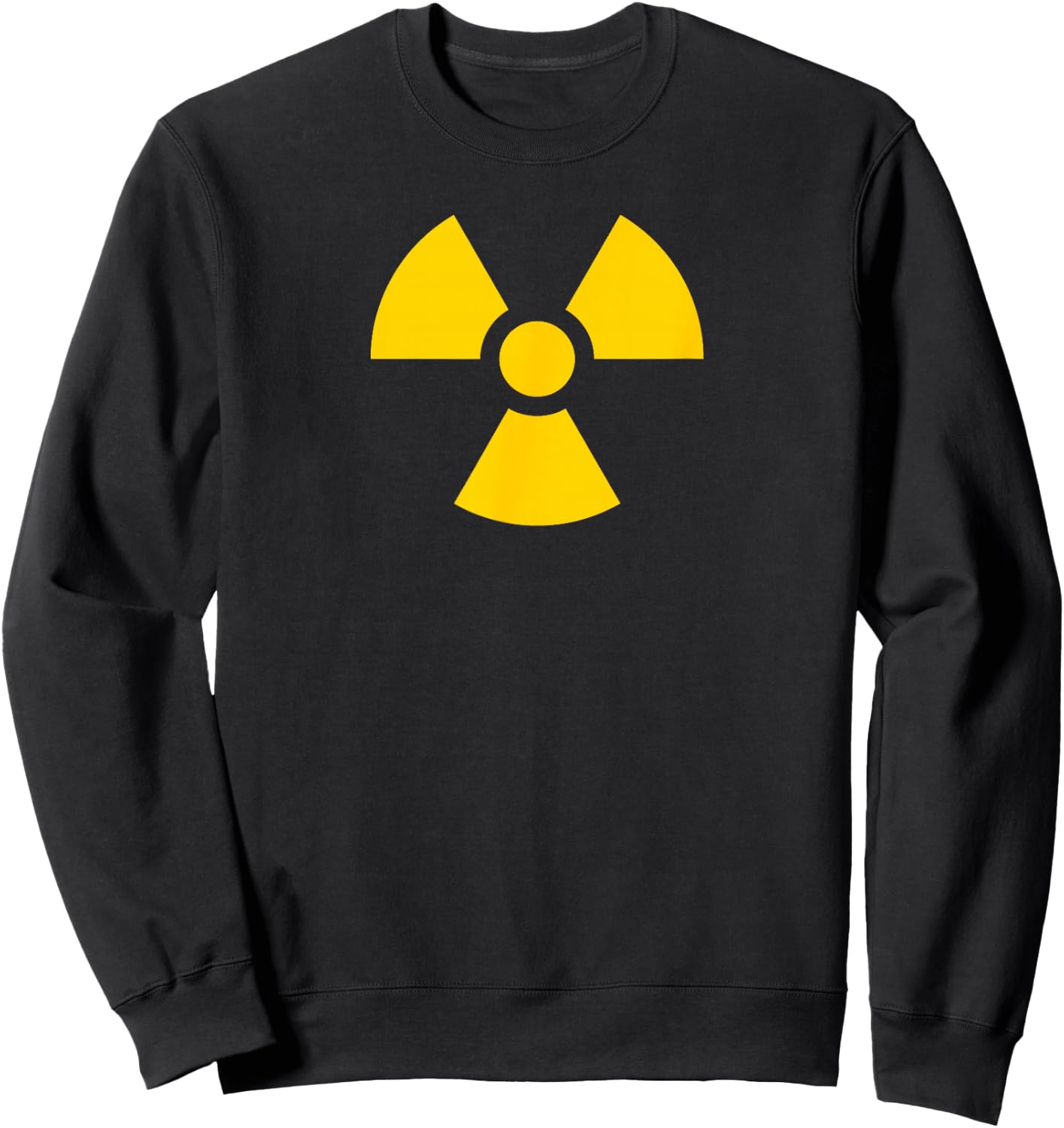 Radioactive Symbol Novelty Shirt Sweatshirt - Sweatshirt | Black