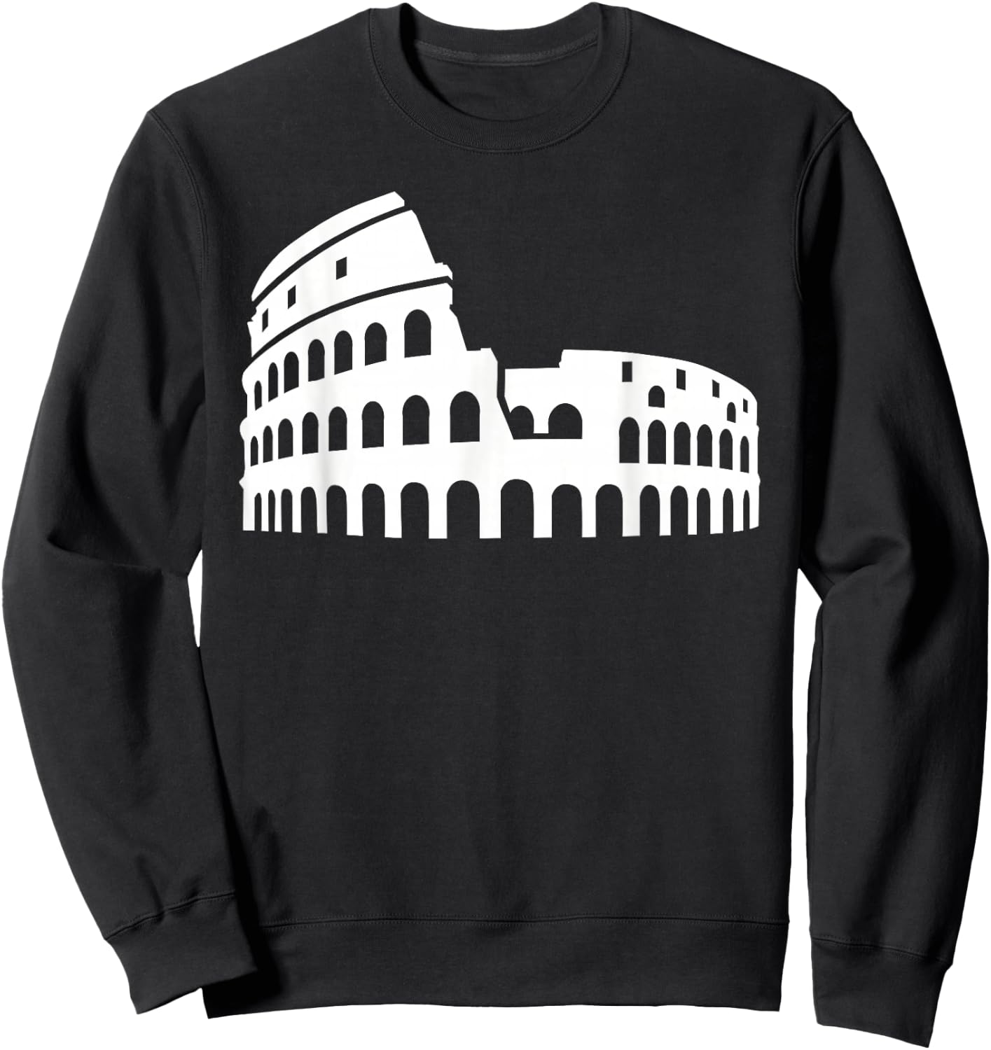 Colosseum Rome Sweatshirt - Sweatshirt | Black
