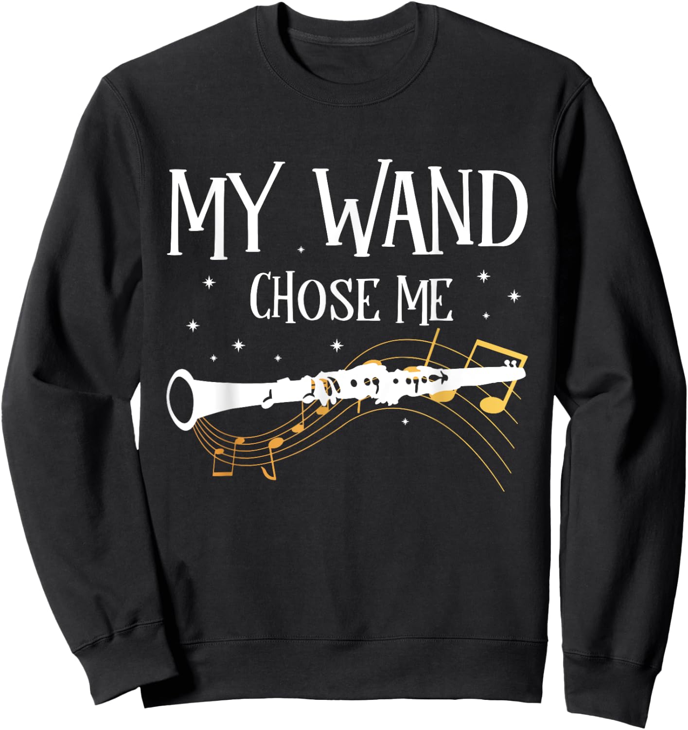 MY Wand Chose Me Clarinet Sweatshirt - Sweatshirt | Black