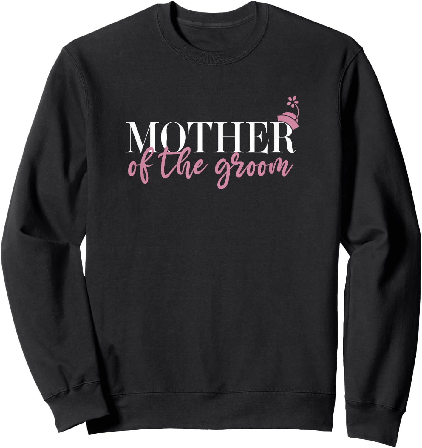 Disney Mickey & Friends Minnie Mouse Mother Of The Groom Sweatshirt - Sweatshirt | Black