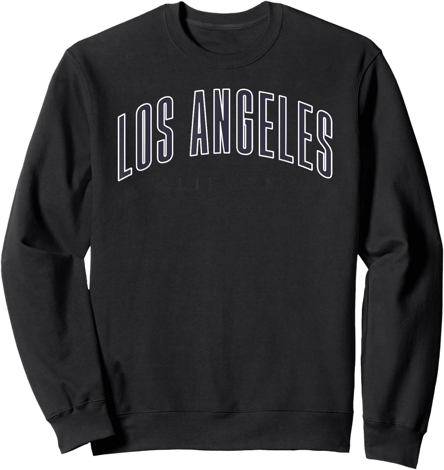 Los Angeles California Cool L.A. City CA Souvenir Women Men Sweatshirt - Sweatshirt | Black