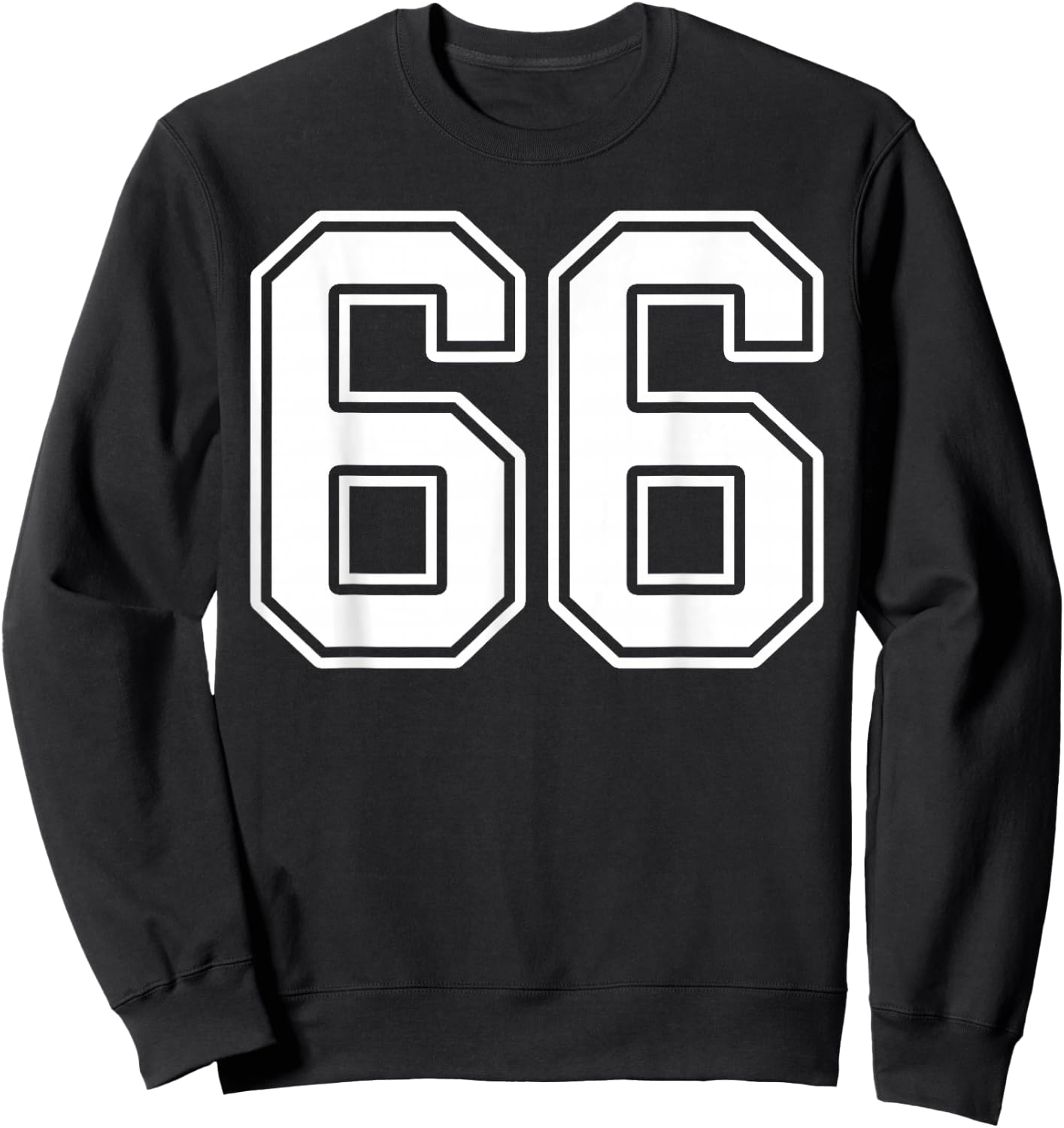 Number 66 Fan Player Jersey Style #66 Men Women Kids Sweatshirt - Sweatshirt | Black
