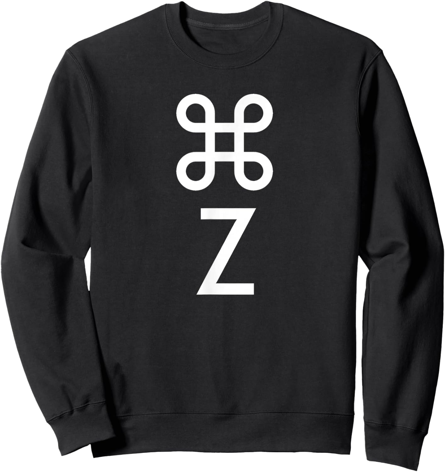 Command Z - Undo Funny Computer Programmer Sweatshirt - Sweatshirt | Black