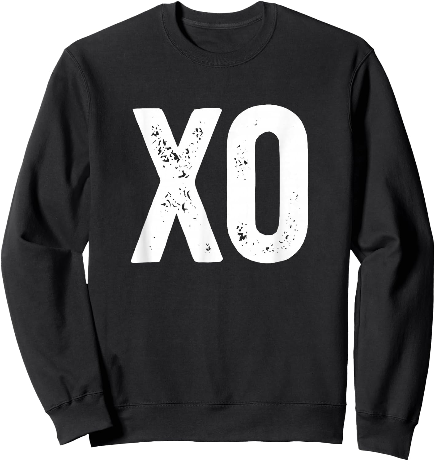 XO Hugs And Kisses Valentine's Day Valentine Hugs and Kisses Sweatshirt - Sweatshirt | Black