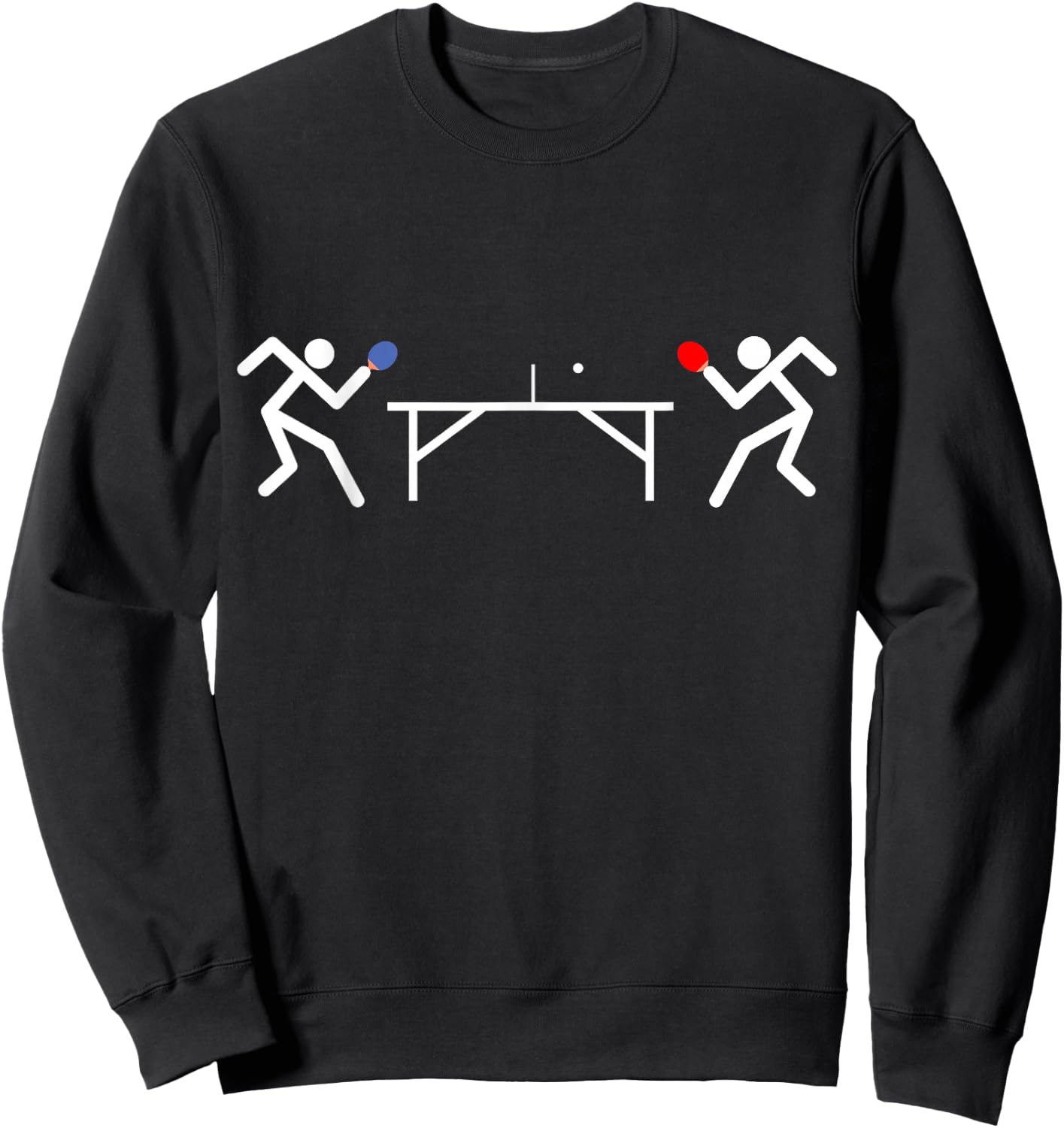 Table Tennis Pingpong Player Lover Sweatshirt - Sweatshirt | Black