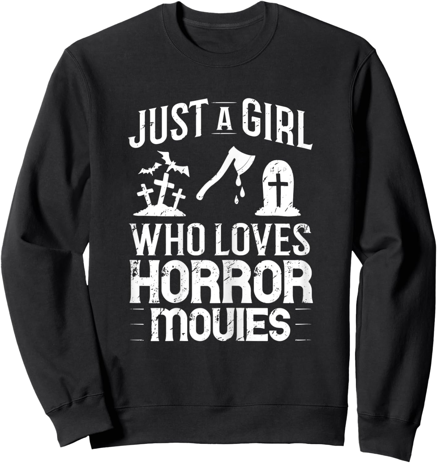 Horror Movie Film Quotes Collection Sweatshirt - Sweatshirt | Black