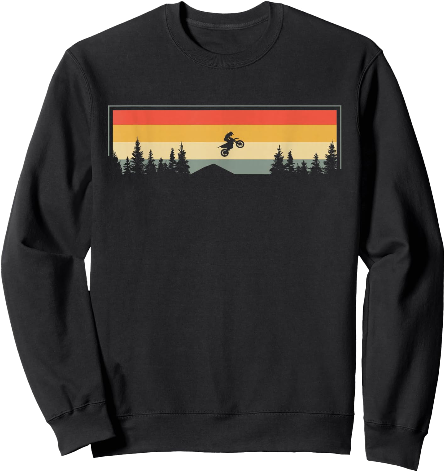 Dirt Bike Motocross Apparel - Dirt Bike Motocross Sweatshirt - Sweatshirt | Black