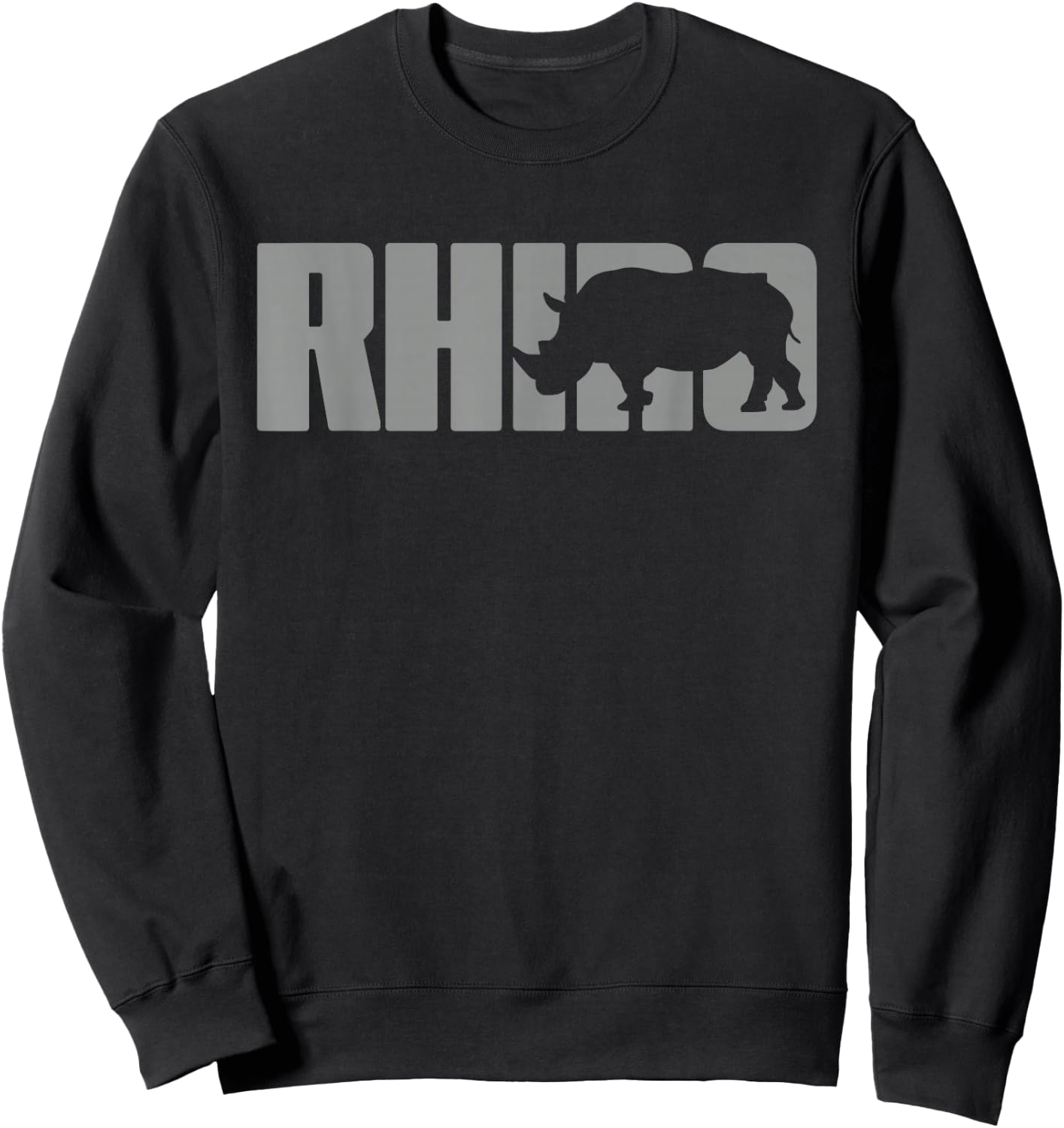 Save Rhino Clothing - Rhino Rhinoceros Sweatshirt - Sweatshirt | Black