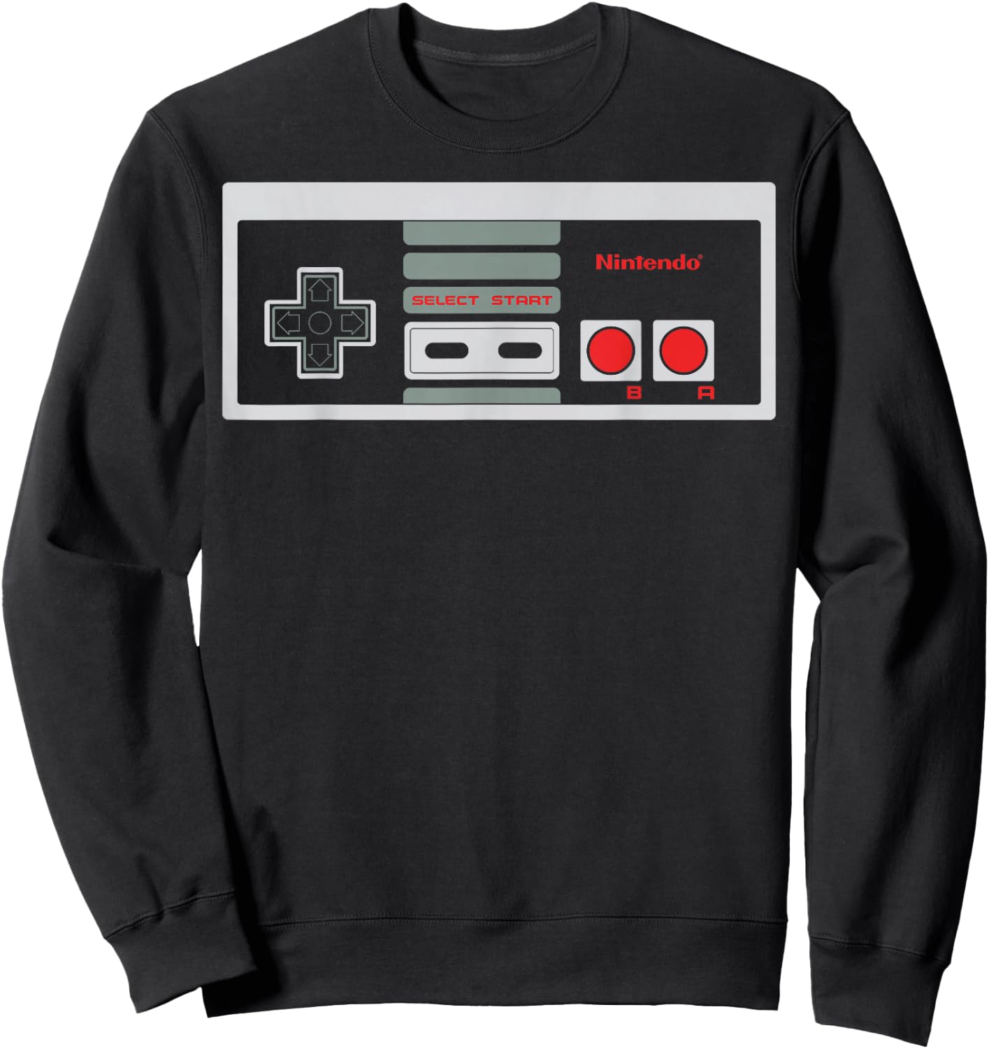 Nintendo Classic NES Controller Graphic Sweatshirt - Sweatshirt | Black