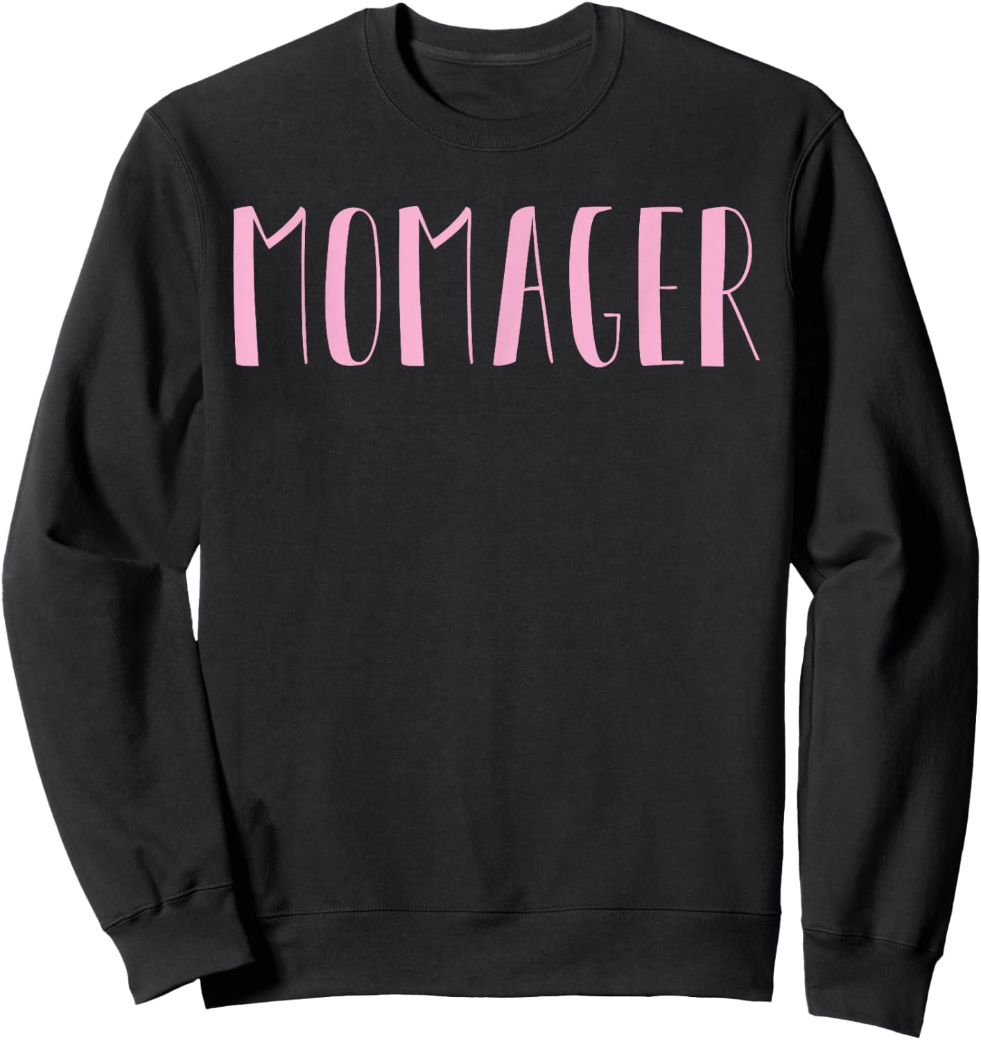 Cute Momager - Boss Mama Sweatshirt - Sweatshirt | Black