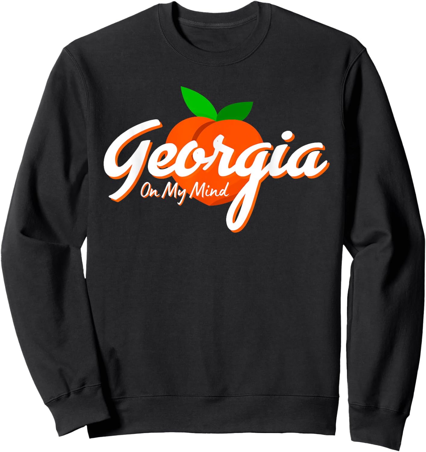 State of Georgia On My Mind Souvenir Sweatshirt - Sweatshirt | Black