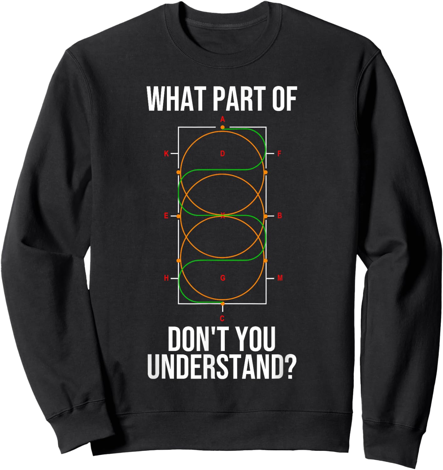 Cool Dressage Design Women Equestrian Eventing Sport Sweatshirt - Sweatshirt | Black